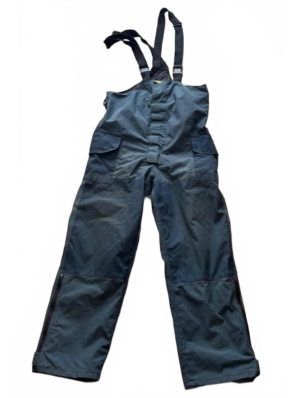 Cabela's Blue GORE-TEX Waterproof Outdoor Gear Snow Bib Overalls - Men’s Small